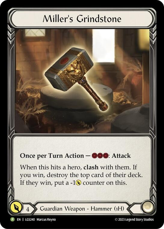 Miller's Grindstone - LGS240, Flesh and Blood: Promo Cards LGS240