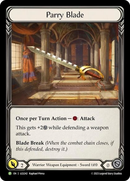 Parry Blade - LGS242, Flesh and Blood: Promo Cards LGS242