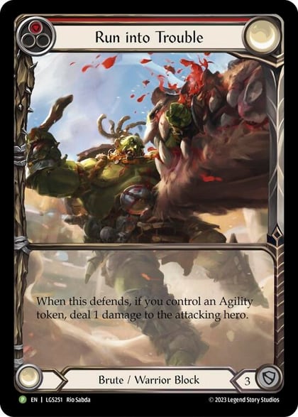 Run into Trouble - LGS251, Flesh and Blood: Promo Cards LGS251