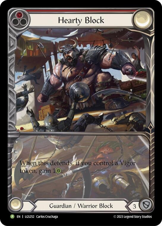 Hearty Block - LGS252, Flesh and Blood: Promo Cards LGS252