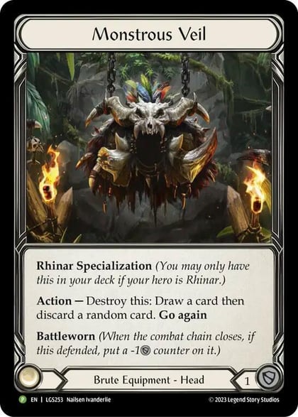 Monstrous Veil - LGS253, Flesh and Blood: Promo Cards LGS253