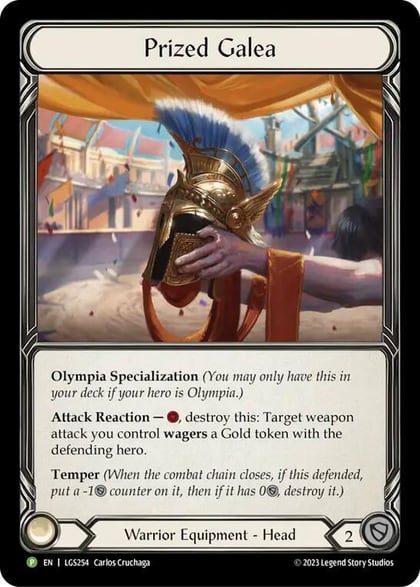 Prized Galea - LGS254, Flesh and Blood: Promo Cards LGS254