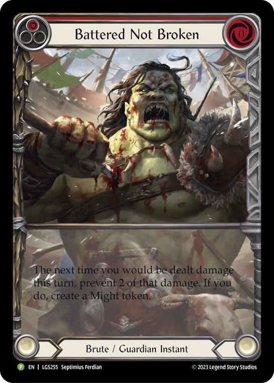 Battered Not Broken - LGS255, Flesh and Blood: Promo Cards LGS255