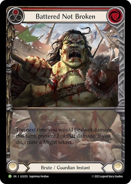 Battered Not Broken - LGS255, Flesh and Blood: Promo Cards LGS255