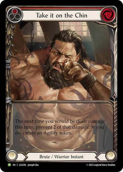 Take it on the Chin - LGS256, Flesh and Blood: Promo Cards LGS256