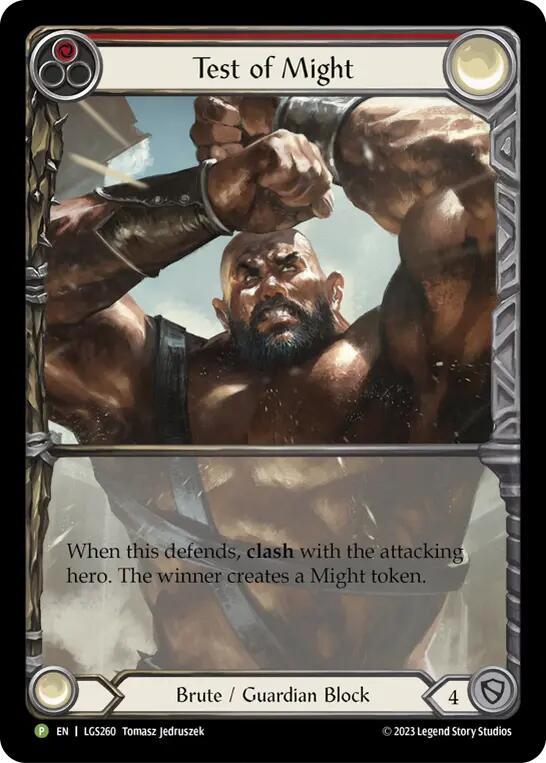 Test of Might - LGS260, Flesh and Blood: Promo Cards LGS260