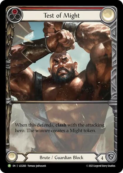 Test of Might - LGS260, Flesh and Blood: Promo Cards LGS260