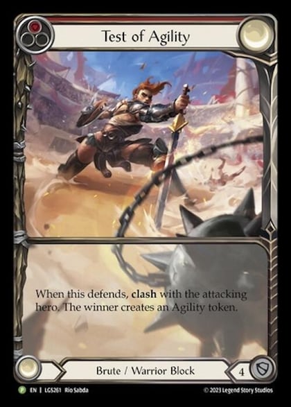 Test of Agility - LGS261, Flesh and Blood: Promo Cards LGS261