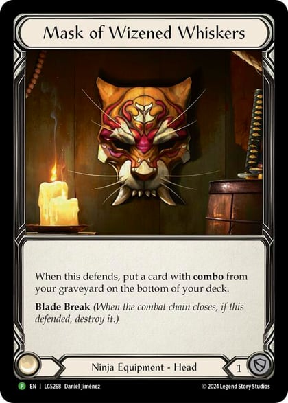 Mask of Wizened Whiskers - LGS268, Flesh and Blood: Promo Cards LGS268