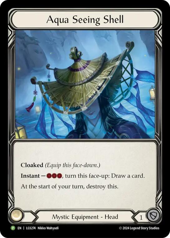 Aqua Seeing Shell - LGS274, Flesh and Blood: Promo Cards LGS274