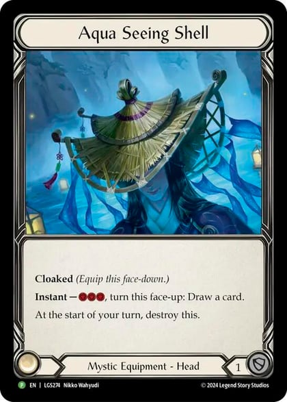 Aqua Seeing Shell - LGS274, Flesh and Blood: Promo Cards LGS274