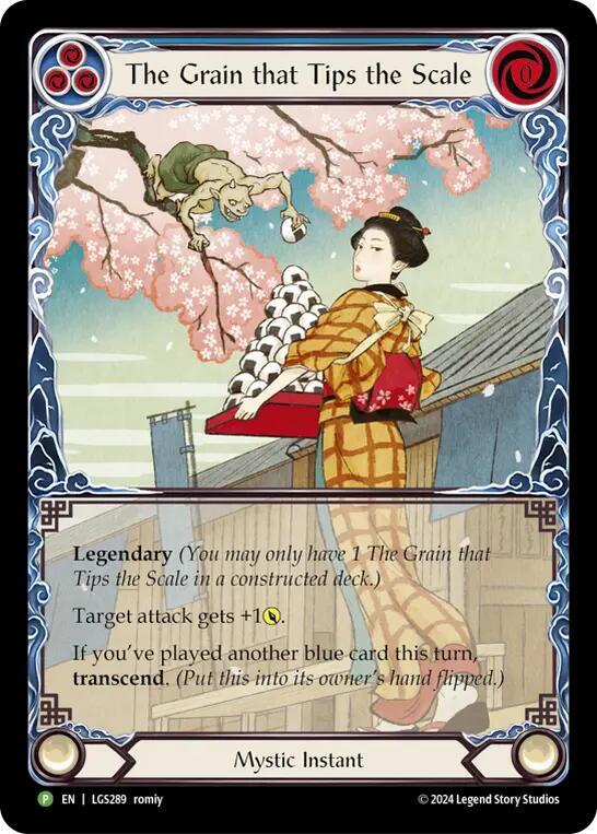 The Grain that Tips the Scale // Inner Chi - LGS289, Flesh and Blood: Promo Cards LGS289
