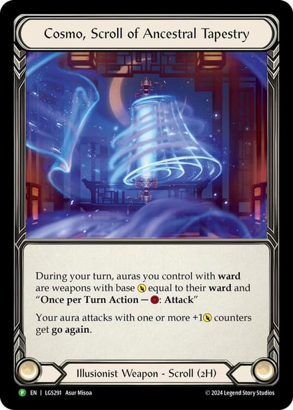 Cosmo, Scroll of Ancestral Tapestry - LGS291, Flesh and Blood: Promo Cards LGS291