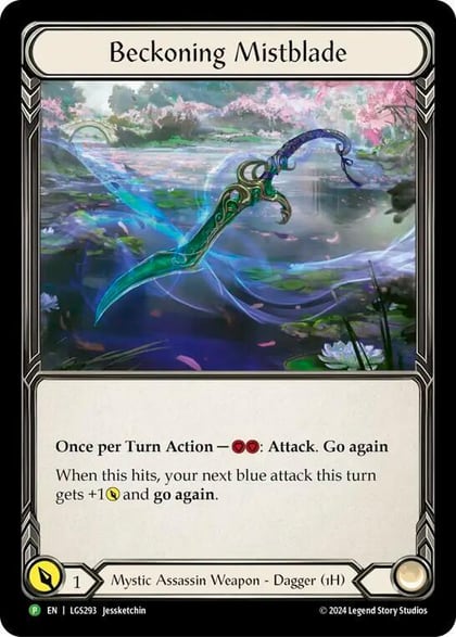 Beckoning Mistblade - LGS293, Flesh and Blood: Promo Cards LGS293
