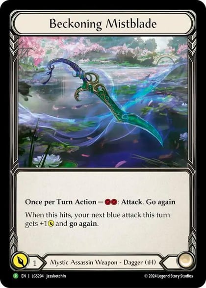 Beckoning Mistblade - LGS294, Flesh and Blood: Promo Cards LGS294