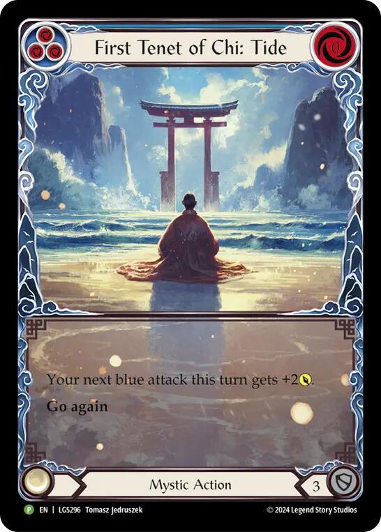 First Tenet of Chi: Tide - LGS296, Flesh and Blood: Promo Cards LGS296