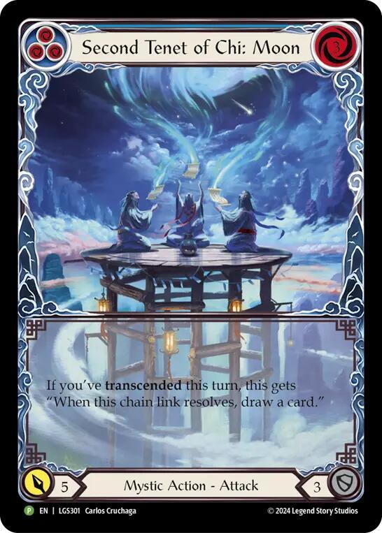Second Tenet of Chi: Moon - LGS301, Flesh and Blood: Promo Cards LGS301