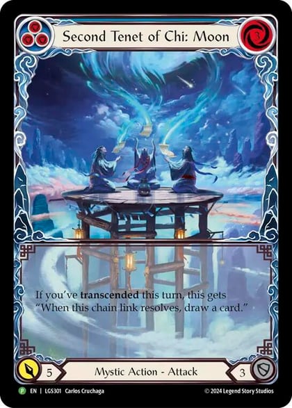 Second Tenet of Chi: Moon - LGS301, Flesh and Blood: Promo Cards LGS301
