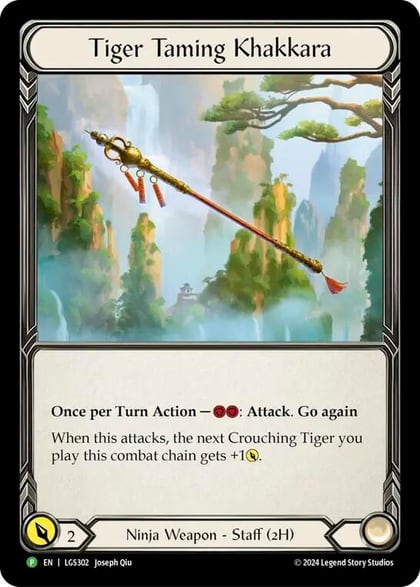 Tiger Taming Khakkara - LGS302, Flesh and Blood: Promo Cards LGS302