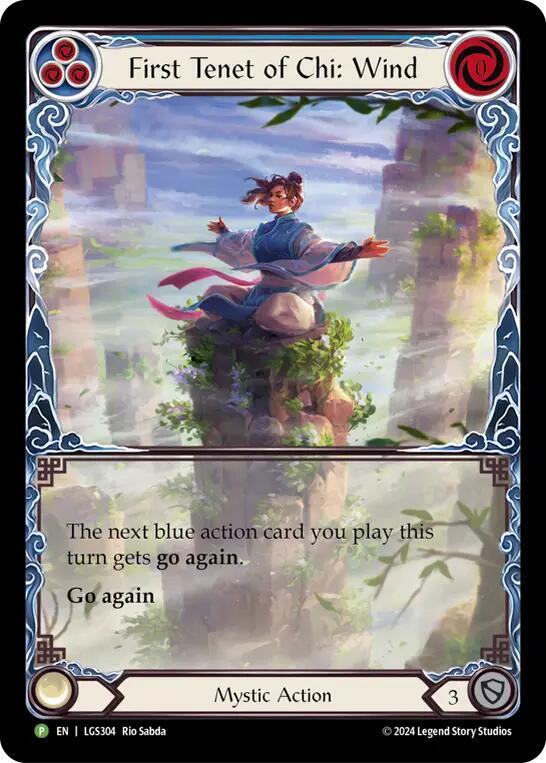 First Tenet of Chi: Wind - LGS304, Flesh and Blood: Promo Cards LGS304