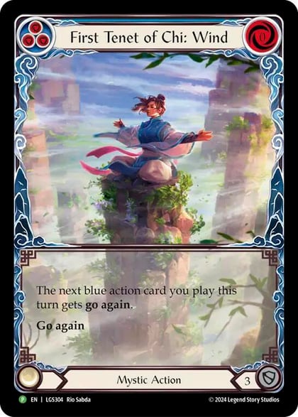 First Tenet of Chi: Wind - LGS304, Flesh and Blood: Promo Cards LGS304