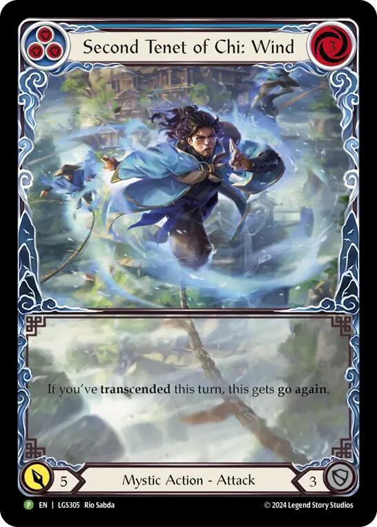 Second Tenet of Chi: Wind - LGS305, Flesh and Blood: Promo Cards LGS305