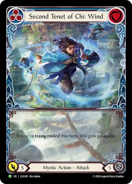 Second Tenet of Chi: Wind - LGS305, Flesh and Blood: Promo Cards LGS305