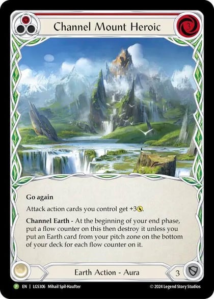 Channel Mount Heroic - LGS306, Flesh and Blood: Promo Cards LGS306