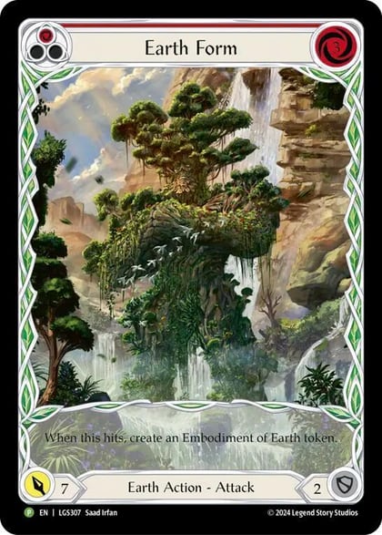 Earth Form (Red) - LGS307, Flesh and Blood: Promo Cards LGS307