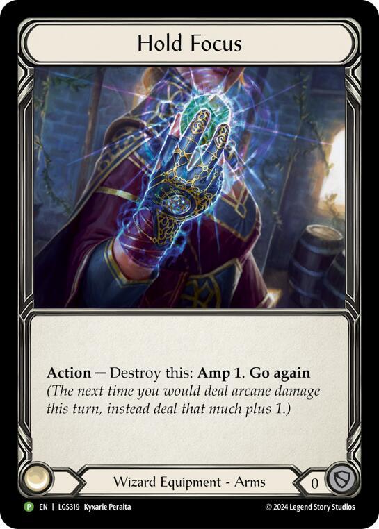 Hold Focus - LGS319, Flesh and Blood: Promo Cards LGS319