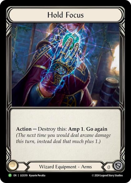 Hold Focus - LGS319, Flesh and Blood: Promo Cards LGS319