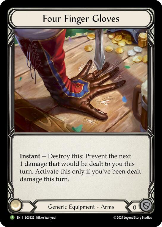 Four Finger Glove - LGS322, Flesh and Blood: Promo Cards LGS322