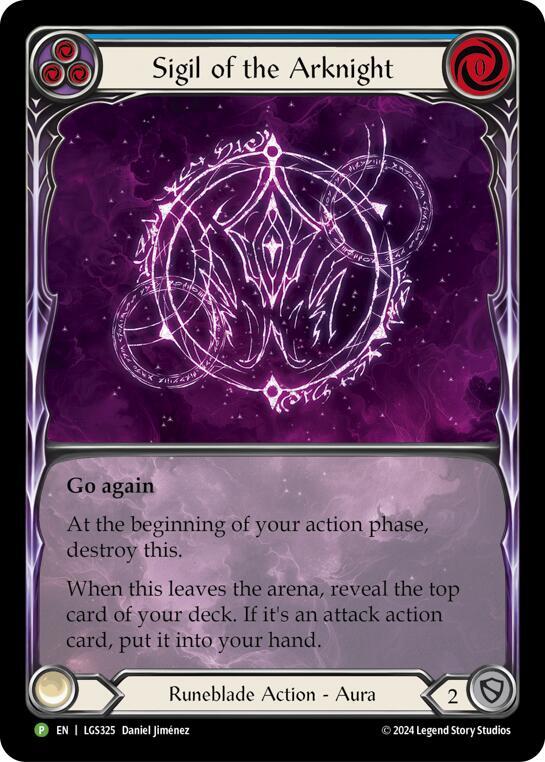 Sigil of the Arknight (Extended Art) - LGS325, Flesh and Blood: Promo Cards LGS325