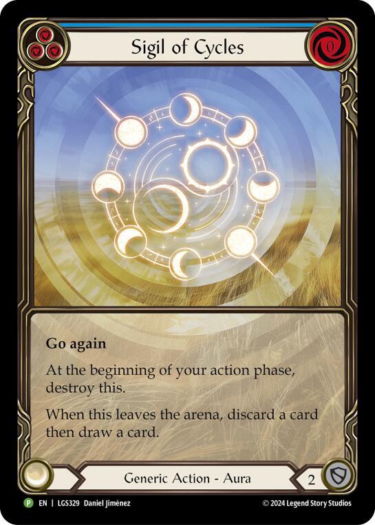 Sigil of Cycles (Extended Art) - LGS329, Flesh and Blood: Promo Cards LGS329