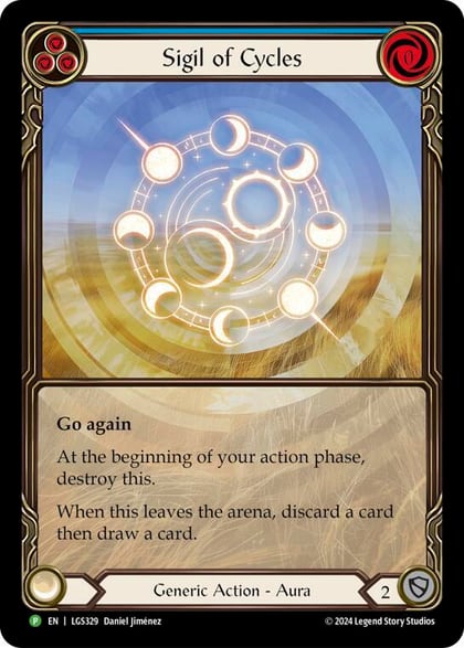 Sigil of Cycles (Extended Art) - LGS329, Flesh and Blood: Promo Cards LGS329