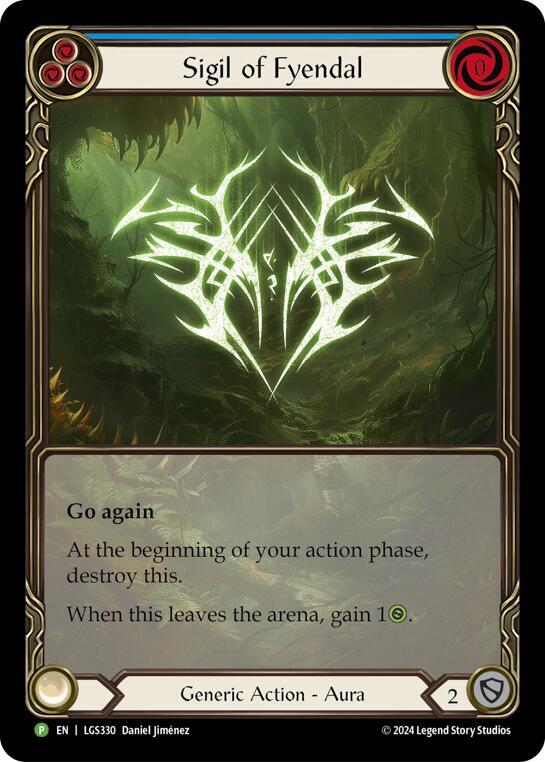 Sigil of Fyendal (Extended Art) - LGS330, Flesh and Blood: Promo Cards LGS330
