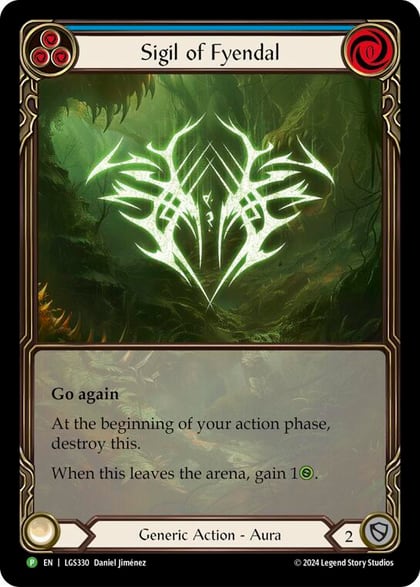 Sigil of Fyendal (Extended Art) - LGS330, Flesh and Blood: Promo Cards LGS330