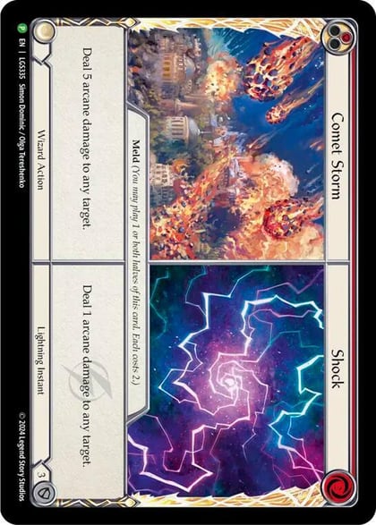 Comet Storm // Shock, Flesh and Blood: Promo Cards LGS335