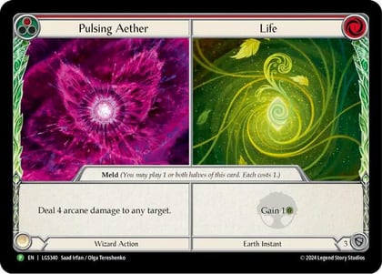 Pulsing Aether // Life - LGS340, Flesh and Blood: Promo Cards LGS340