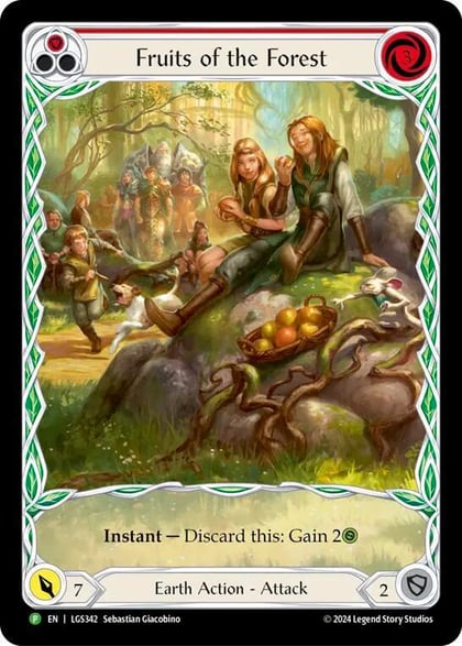Fruits of the Forest (Red) - LGS342, Flesh and Blood: Promo Cards LGS342