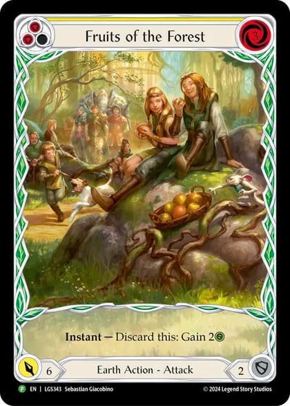 Fruits of the Forest (Yellow) - LGS343, Flesh and Blood: Promo Cards LGS343