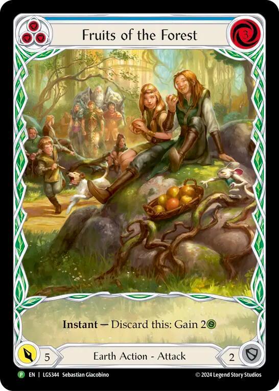 Fruits of the Forest (Blue) - LGS344, Flesh and Blood: Promo Cards LGS344