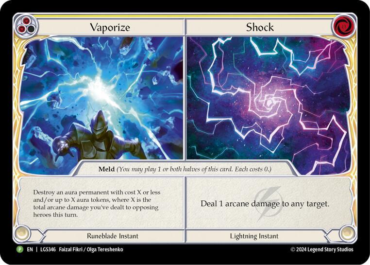 Vaporize // Shock - LGS346, Flesh and Blood: Promo Cards LGS346