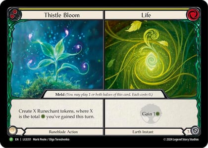 Thistle Bloom // Life - LGS351, Flesh and Blood: Promo Cards LGS351