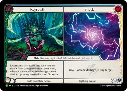 Regrowth // Shock - LGS356, Flesh and Blood: Promo Cards LGS356