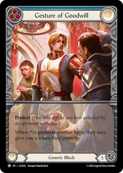 Gesture of Goodwill - LGS361, Flesh and Blood: Promo Cards LGS361