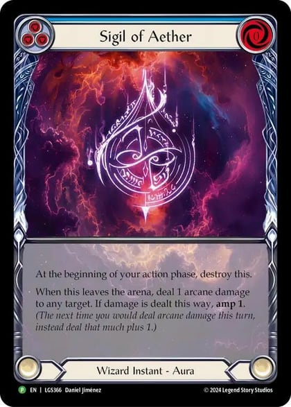 Sigil of Aether - LGS366, Flesh and Blood: Promo Cards LGS366
