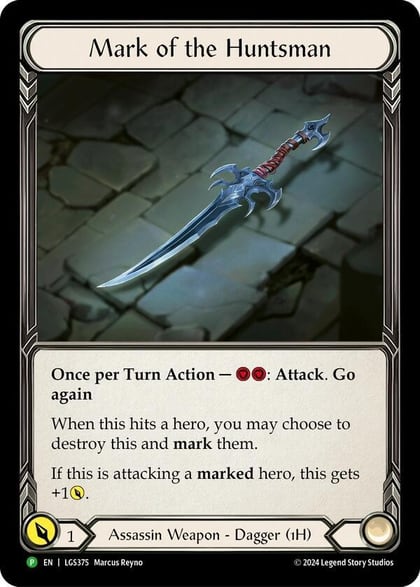 Mark of the Huntsman - LGS375, Flesh and Blood: Promo Cards LGS375