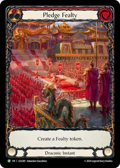 Pledge Fealty - LGS385, Flesh and Blood: Promo Cards LGS385