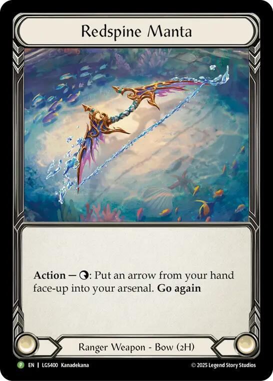 Redspine Manta (LGS400), Flesh and Blood: Promo Cards LGS400